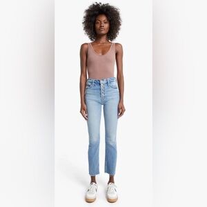 Mother the Pixie Dazzler ankle fray jean size 25.